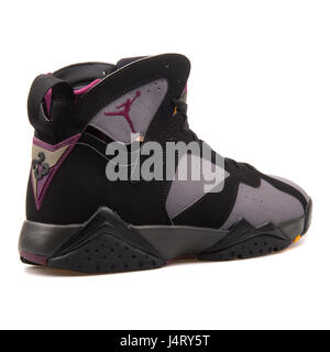 Nike Air Jordan 7 Retro noir graphite Sneakers - 304775-034 Banque D'Images