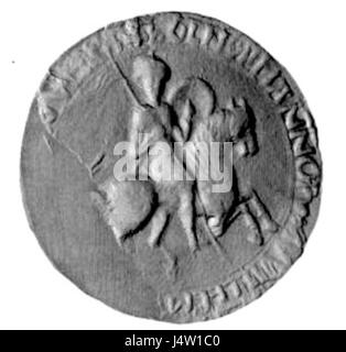 Guillaume Ier d'Angleterre, également connu sous le nom de Guillaume le Conquérant, fut le premier roi normand d'Angleterre. Il est surtout connu pour sa victoire à la bataille de Hastings en 1066 et sa conquête de l'Angleterre. Banque D'Images