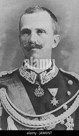 Ce titre fait référence à Victor-Emmanuel III, roi d'Italie qui a régné de 1900 à 1946, supervisant l'Italie lors de changements politiques et historiques importants. Banque D'Images