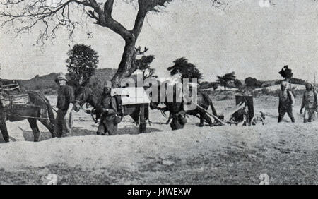 Une batterie de Saint Chamond photo 1, no 3908, page 102. Banque D'Images