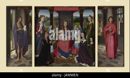 Le triptyque de Donne Banque D'Images