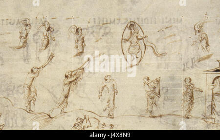 Psautier de différentes rues commerçantes PSAUME 80 jouant à Dieu Banque D'Images