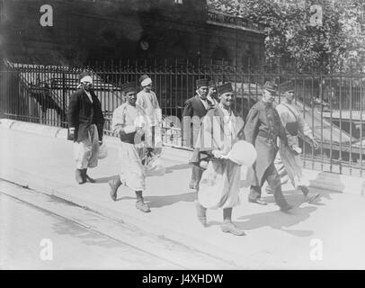 Turcos, blessé à la bataille de Charleroi, à Paris (LOC) Banque D'Images