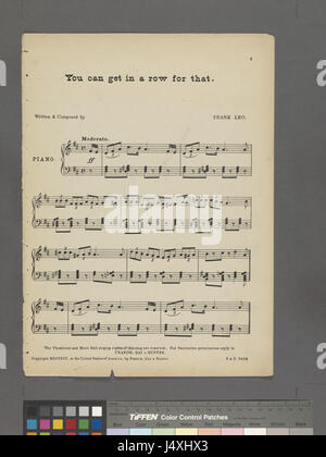 Cette image, intitulée 'You Can Get in a row for That', de la collection du New York public Libraryâ€ ™, représente le Dieu grec Hadès dans une œuvre de 1936. La pièce explore probablement les thèmes de la mythologie, de la mort et du monde souterrain, reflétant les interprétations artistiques de la mythologie grecque au début du XXe siècle. Banque D'Images