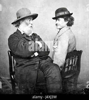 Whitman, Walt (1819 1892) et Doyle Banque D'Images