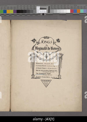 The Sandman's Song est une chanson enregistrée en 1933, figurant dans la collection NYPL, capturant l'essence de la musique populaire du début du XXe siècle et son influence culturelle. Banque D'Images
