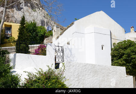 Église Agios Georgios de la roche à Anaftioftika Banque D'Images