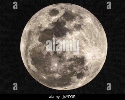 Super pleine lune Banque D'Images