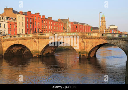 Pont Rivière Liffey adoucit, ville de Dublin, Irlande, République d'Irlande construit Années 1760 Banque D'Images