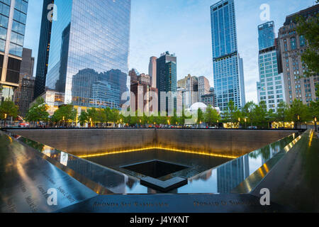 9/11 Memorial, le 11 septembre National Memorial & Museum, New York Banque D'Images