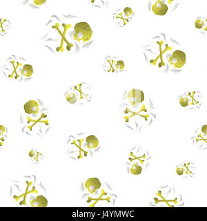 Crâne humain Un modèle aléatoire Banque D'Images