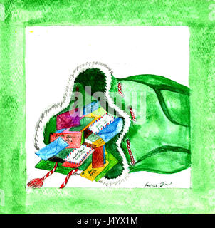 Cartes de Noël Banque D'Images