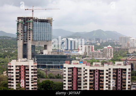 En construction hôtel Radisson, kanjurmarg, Mumbai, Maharashtra, Inde, Asie Banque D'Images