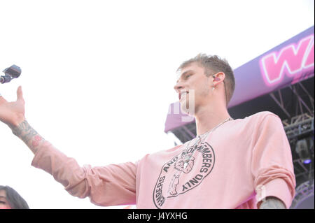 Machine Gun Kelly à la radio KIIS FM Wango Tango 2017 au StubHub Center le 13 mai 2017 à Carson, Californie. Banque D'Images