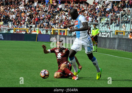 Turin, Italie. 14 mai, 2017. ( ) Pendant le match Serie A TIM entre Torino FC et Napoli SSC au Stadio Olimpico Grande Torino. Le résultat final du match est 0-5. Crédit : Fabio Annemasse/Alamy Live News Banque D'Images