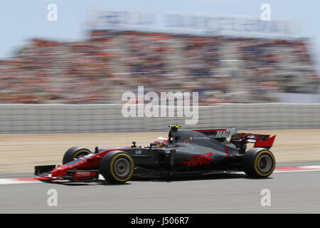 Barcelone, Espagne. 14 mai, 2017. Kevin Magnussen (DEN) Haas au Formule 1, Grand Prix d'Espagne, Barcelone. Gtres más información : crédit en ligne Comuniación,S.L./Alamy Live News Banque D'Images