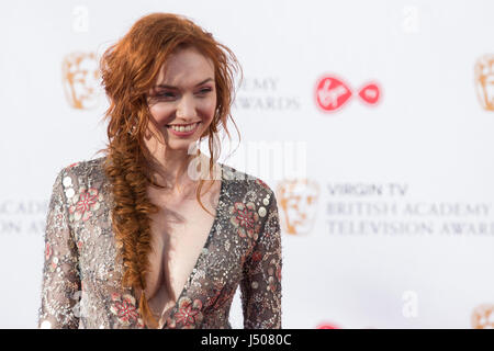 Lonodn, UK. 14 mai 2017. L'actrice Eleanor Tomlinson arrive pour la Vierge PLAT British Academy Television Awards (BAFTAs) au Royal Festival Hall. Photo : Images éclatantes/Alamy Live News Banque D'Images