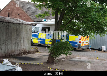 Thurrock, UK. 15 mai, 2017 la police. poursuivre la recherche pour le corps de Danielle Jones, qui a été assassiné il y a 16 ans, mais le corps n'a jamais été trouvé Crédit : Ian Davidson/Alamy Live News Banque D'Images