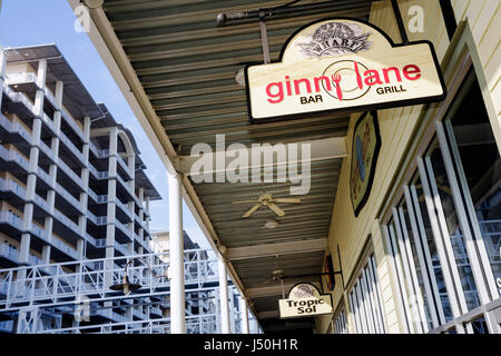 Alabama Baldwin County, Orange Beach, The Wharf, shopping shopper shoppers shopping magasins marché marchés achats vente, magasin de détail magasins buwin Banque D'Images