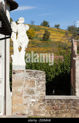 L'art en paysage, Corno di Rosazzo, Friuli, Italie Banque D'Images
