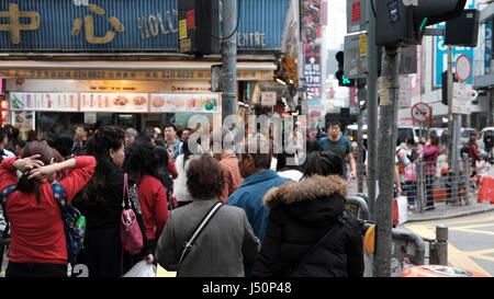 Rue Apliu, Sham Shui Po Hong Kong Banque D'Images