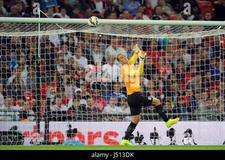 JOE HART ANGLETERRE STADE DE WEMBLEY Londres Angleterre 03 Septembre 2014 Banque D'Images