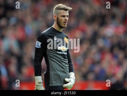 DAVID DE GEA MANCHESTER UNITED FC OLD TRAFFORD MANCHESTER EN ANGLETERRE 05 Octobre 2014 Banque D'Images