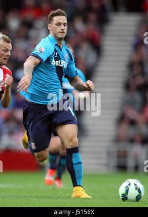 MARKO ARNAUTOVIC Stoke City FC Stoke City FC STADE DE LA LUMIÈRE DE L'ANGLETERRE SUNDERLAND 04 Octobre 2014 Banque D'Images
