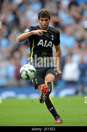 FEDERICO FAZIO Tottenham Hotspur FC Tottenham Hotspur FC STADE ETIHAD MANCHESTER EN ANGLETERRE 18 Octobre 2014 Banque D'Images