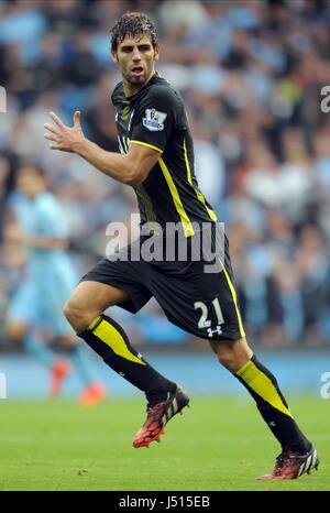 FEDERICO FAZIO Tottenham Hotspur FC Tottenham Hotspur FC STADE ETIHAD MANCHESTER EN ANGLETERRE 18 Octobre 2014 Banque D'Images