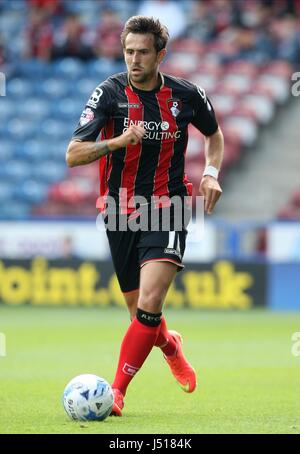 CHARLIE DANIELS AFC BOURNEMOUTH BOURNEMOUTH AFC LE JOHN SMITH STADIUM HUDDERSFIELD ANGLETERRE 09 Août 2014 Banque D'Images