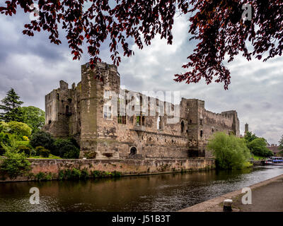 Château de Newark, à Newark on Trent, Royaume-Uni. Banque D'Images