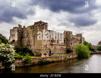 Château de Newark, à Newark on Trent, Royaume-Uni. Banque D'Images