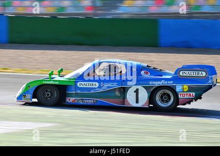 Au cours de la voiture de course Inaltera Classic Days à Magny Cours jamais la voie Banque D'Images