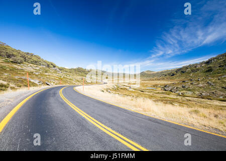 Kosciusko Road à Perisher Valley Banque D'Images