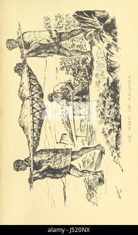 Image prise à partir de la page 17 de "Illustrations préparé pour le blanc de l'histoire ancienne des Maoris" Banque D'Images