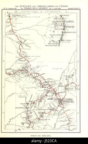 Image prise à partir de la page 181 de 'Dr. Wilh. Junker's Reisen en Afrique 1875-1886. Nach seinen Tagebüchern unter der Mitwirkung von R. Buchta herausgegeben von Reisenden dem ... Mit ... Original-Illustrationen, etc' Banque D'Images