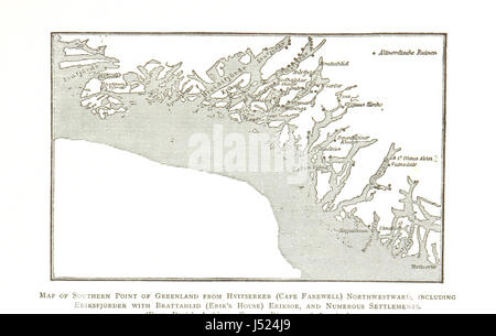 Image prise à partir de la page 187 de "l'arrivée de Leif Erikson, l'an 1000, et le site de ses maisons à Vineland. (Un résumé de l'échelle de Vineland sagas de Peringskiöld's edition de la Heimskringla de Shorri Sturleyson.) [avec cartes et illustrations.]' Banque D'Images