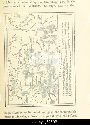 Image prise à partir de la page 189 de "La bataille de Frédéric le Grand. Extrait de la biographie de Thomas Carlyle de Frédéric le Grand. Édité par C. Ransome. [Avec des illustrations et des cartes.]' Banque D'Images