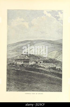 Cet ouvrage, *de Paris au Tonkin Ã travers le Tibet inconnu*, détaille un voyage à travers le Tibet jusqu’au Tonkin (aujourd’hui nord du Vietnam), offrant un aperçu de la géographie, des cultures et des peuples rencontrés. Il s'agit d'un compte rendu de voyage important, comprenant des illustrations et une carte. Banque D'Images