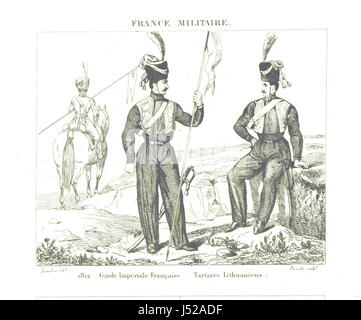 Cet ouvrage, « France militaire », fournit un compte-rendu historique de l'armée française de 1792 à 1833. Il a été écrit par une société d'experts et d'écrivains militaires, sur la base de bulletins militaires, de documents officiels et de publications telles que le moniteur. Il propose une analyse détaillée de l'histoire de l'armée française durant cette période. Banque D'Images