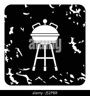 Électrique barbecue icône. Grunge illustration de électrique barbecue icône vecteur pour le web Illustration de Vecteur