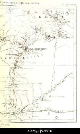 Image prise à partir de la page 223 de 'Dr. Wilh. Junker's Reisen en Afrique 1875-1886. Nach seinen Tagebüchern unter der Mitwirkung von R. Buchta herausgegeben von Reisenden dem ... Mit ... Original-Illustrationen, etc' Banque D'Images