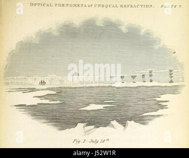 Journal d'un voyage vers le nord de la pêche des baleines ; y compris les recherches et découvertes de la côte Est de l'ouest du Groenland, réalisés dans l'été de l'année 1822, dans le bateau de l'île de Baffin, etc Banque D'Images