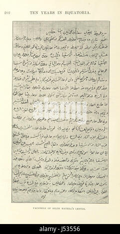 Image prise à partir de la page 266 de "dix ans dans la région Proche et le retour avec Emin Pasha ... ... Traduit de l'Honorable Mme J. Randolph argile, assisté de M. I. Walter Savage Landor. ... Avec illustrations et ... des cartes. [Avec un portrait.]' Banque D'Images