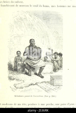 Image prise à partir de la page 275 de "Les Lacs de l'Afrique équatoriale. Voyage d'exploration exécuté de 1883 à 1885 ... Ouvrage contenant 161 gravures d'après les dessins de Riou, et 2 cartes' Banque D'Images