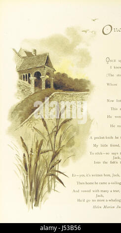 J'apporte des fleurs et des chansons, je chante ... Poèmes par E. Bland, H. M., A. Scanes Burnside Banque D'Images