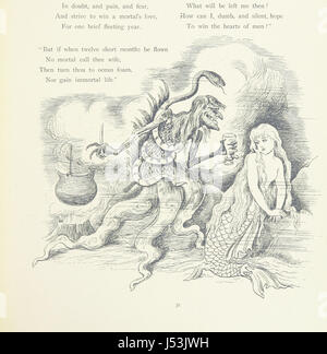 L'histoire de l'Mermaiden. Adapté de l'Allemand de Hans Andersen, par E. Ashe ... Illustré par Laura Troubridge. [En vers.] Banque D'Images