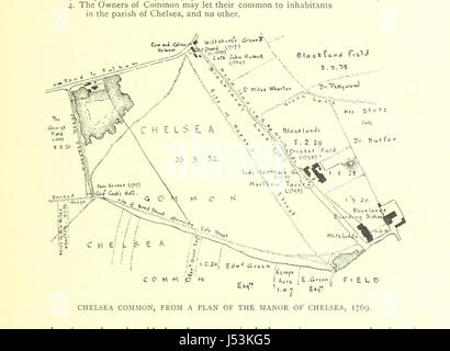 Image prise à partir de la page 355 de "emorials d'Old Chelsea : une nouvelle histoire du village de palais ... Avec de nombreuses illustrations par l'auteur" Banque D'Images