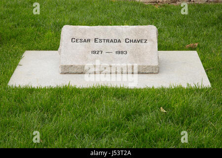 Tombe, Cesar Chavez National Monument, Californie Banque D'Images